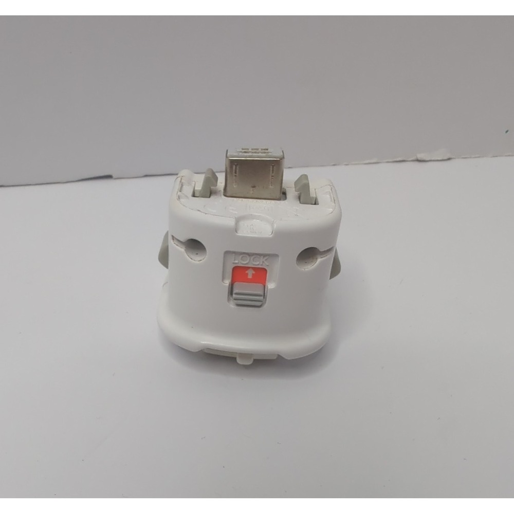 Official Nintendo Wii Motion Plus Adapter White RVL-026 OEM Controller Sensor